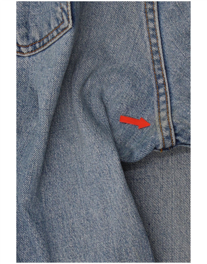 Levi's Masculino 595 Straight Jeans W34 L28 Azul Algodão