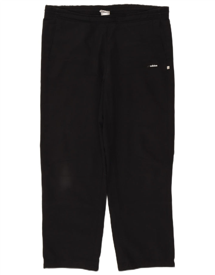 Calça de treino feminina Adidas UK 14 poliéster preto médio