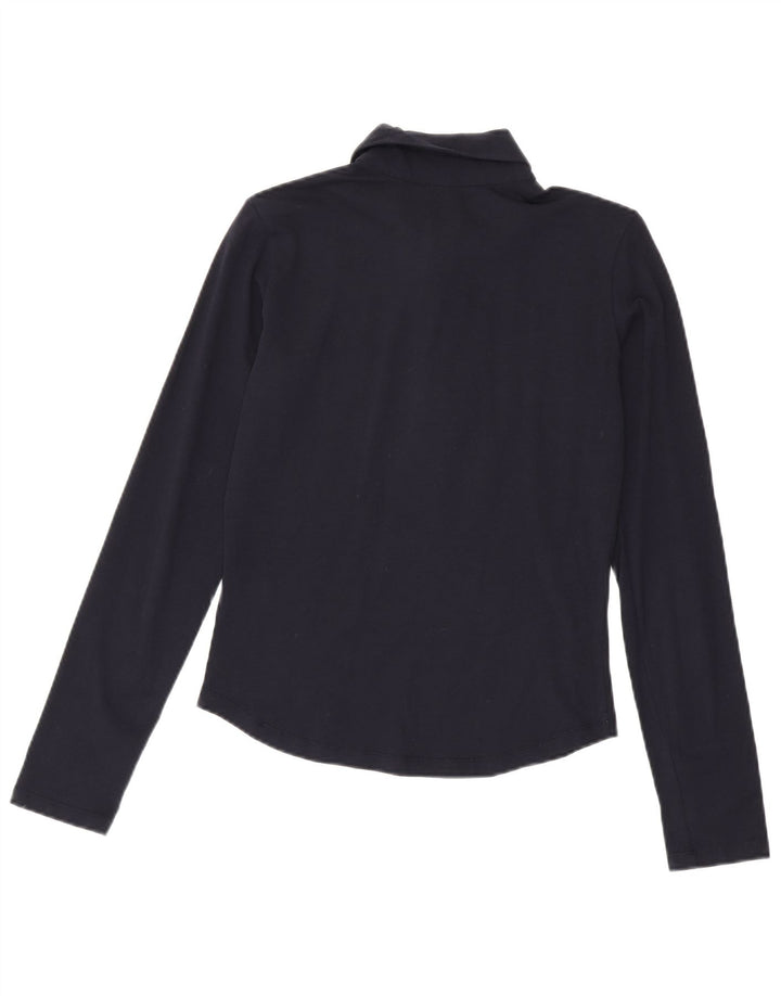 Pulôver feminino Bikkembergs Reino Unido 12 algodão azul marinho médio
