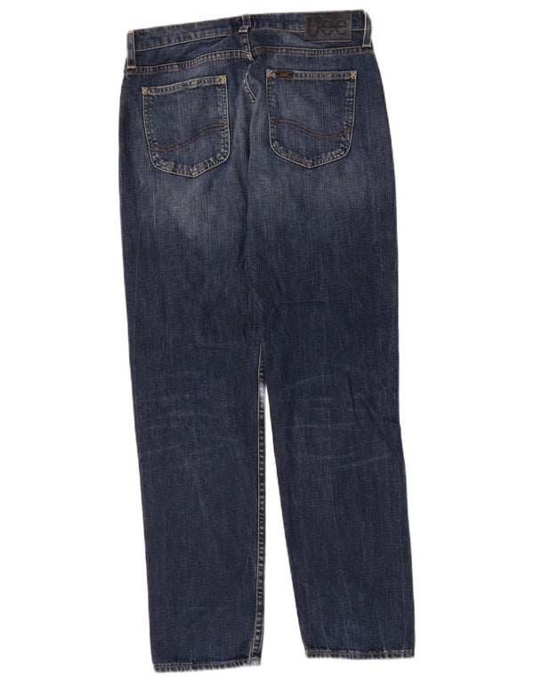 Lee Mens Chase Tapered Jeans W29 L31 Azul Algodão