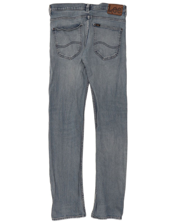 Lee Womens Powell Slim Jeans W32 L34 Azul Algodão