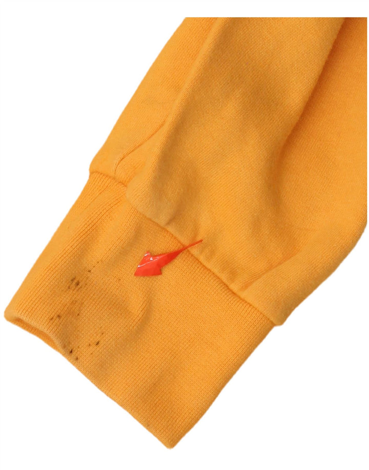 Suéter feminino com capuz e zíper DIADORA UK 18 XL laranja algodão