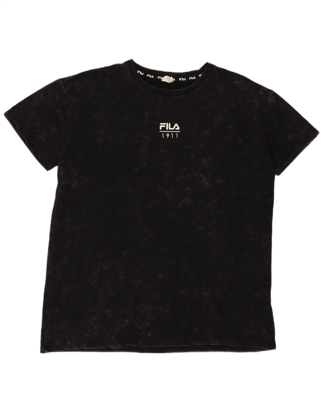 Camiseta masculina Fila Top 2XL algodão preto tie-dye