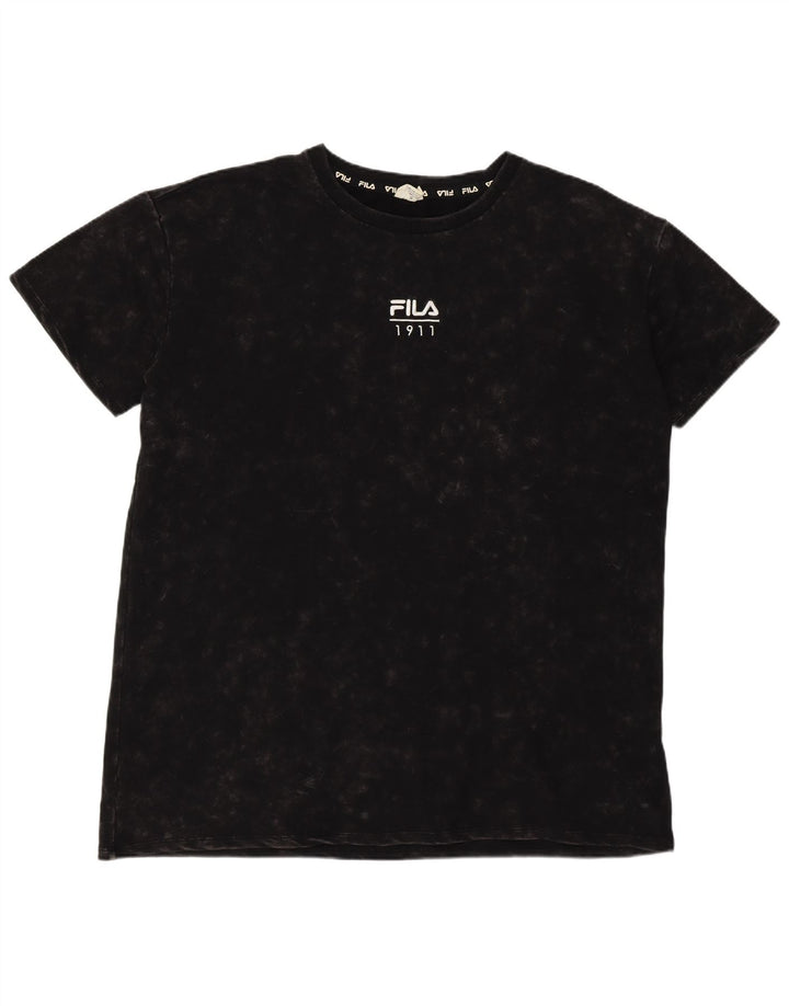 Camiseta masculina Fila Top 2XL algodão preto tie-dye