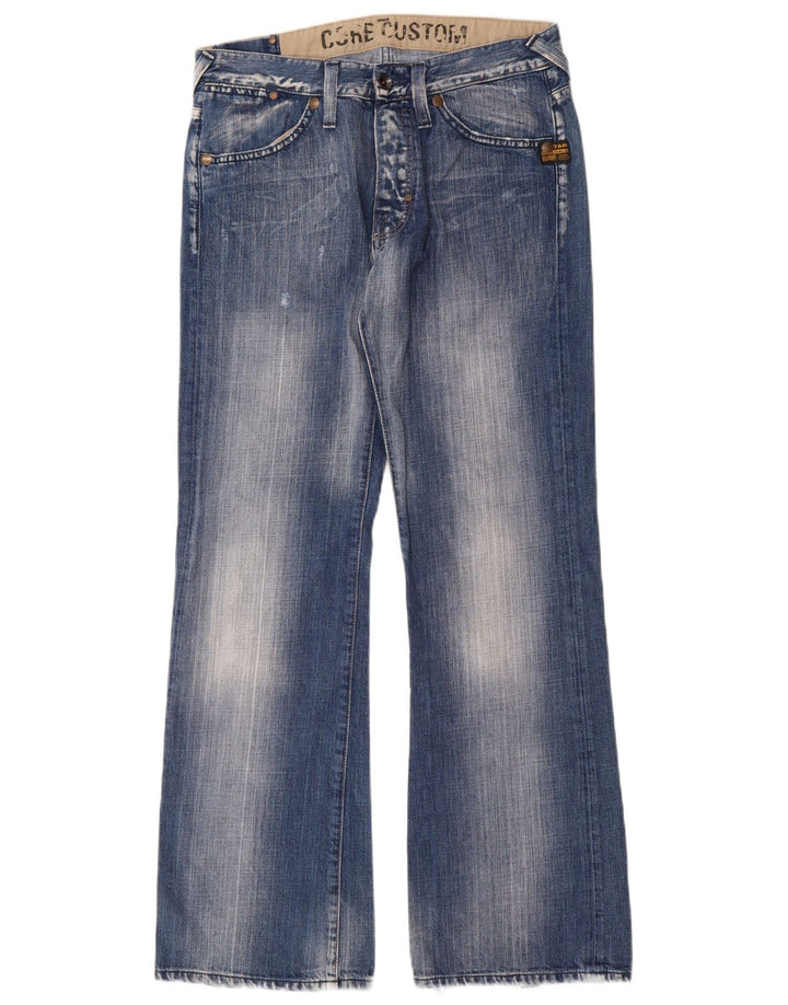 Calça jeans masculina G-Star Bootcut W33 L34 algodão azul