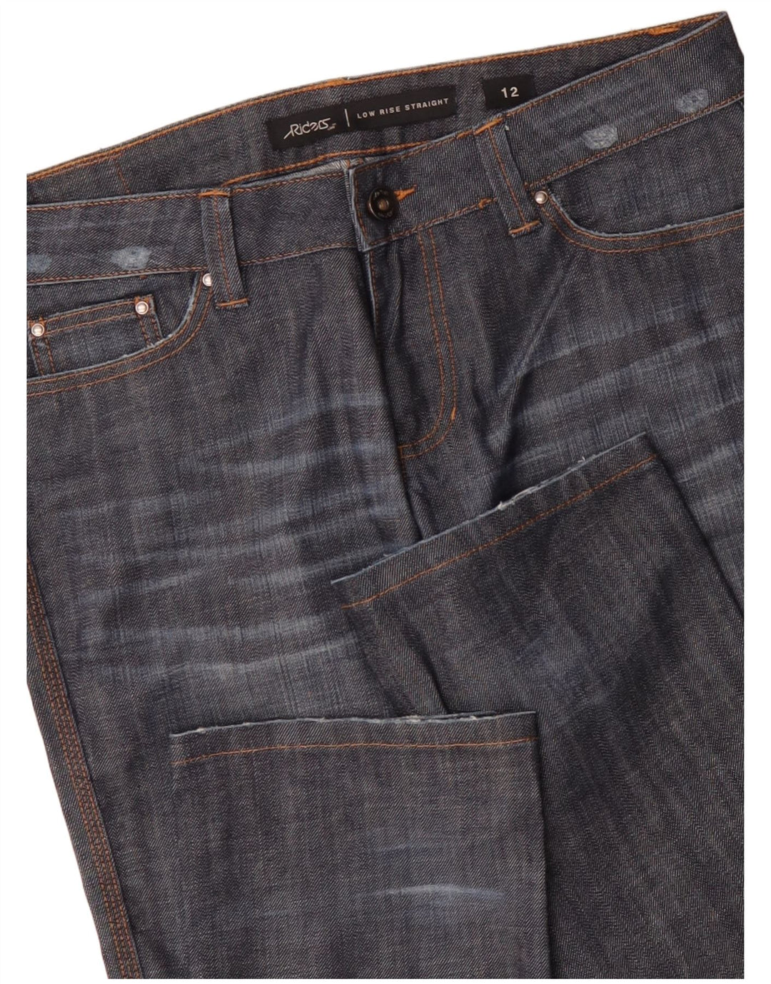 LEE Womens Riders Jeans retos de cintura baixa US 12 Grande W34 L33 Azul marinho