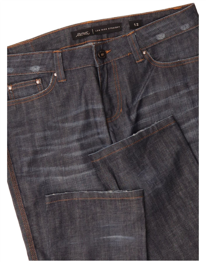 LEE Womens Riders Jeans retos de cintura baixa US 12 Grande W34 L33 Azul marinho