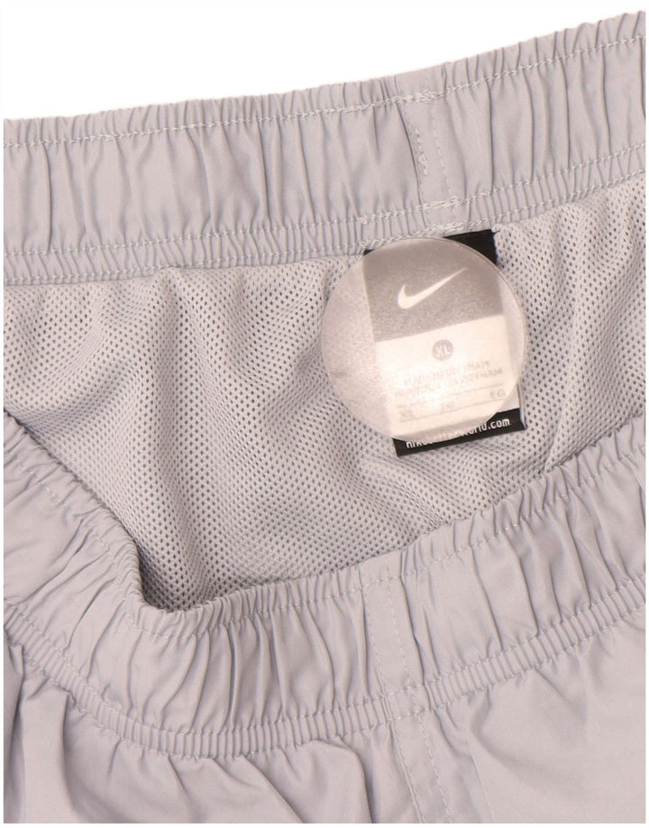 Shorts esportivos gráficos masculinos Nike XL cinza risca de giz poliéster