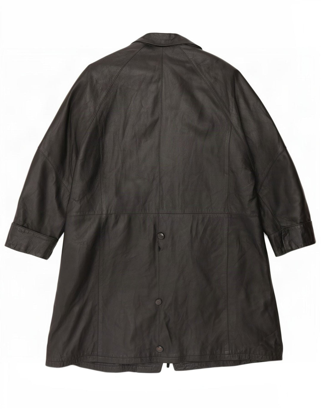 Casaco de couro feminino Douglas UK 16 grande preto