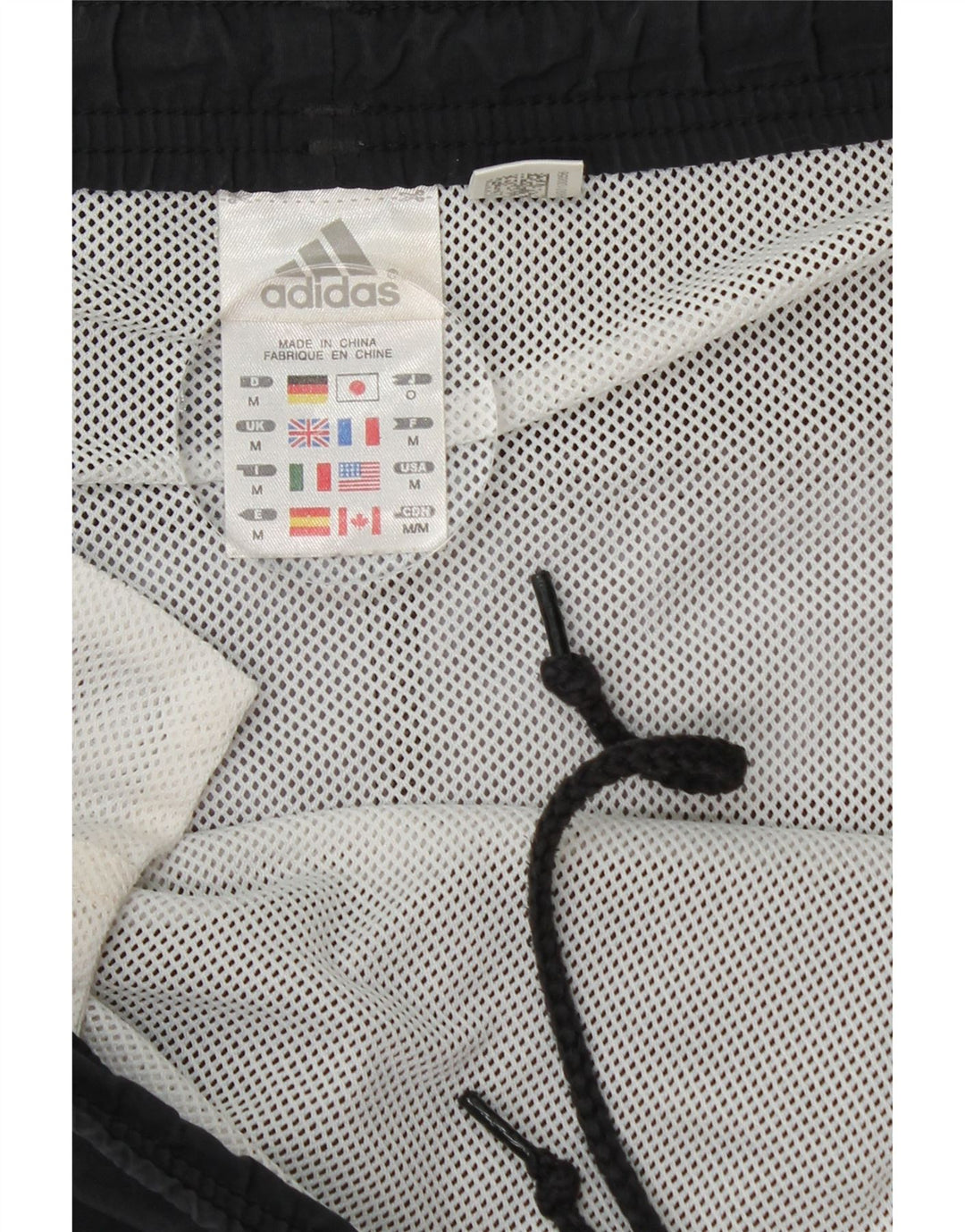 Shorts de natação masculino Adidas médio azul marinho colorblock poliamida