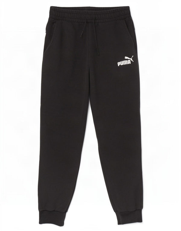 Calça de treino masculina Puma Joggers médio azul marinho algodão