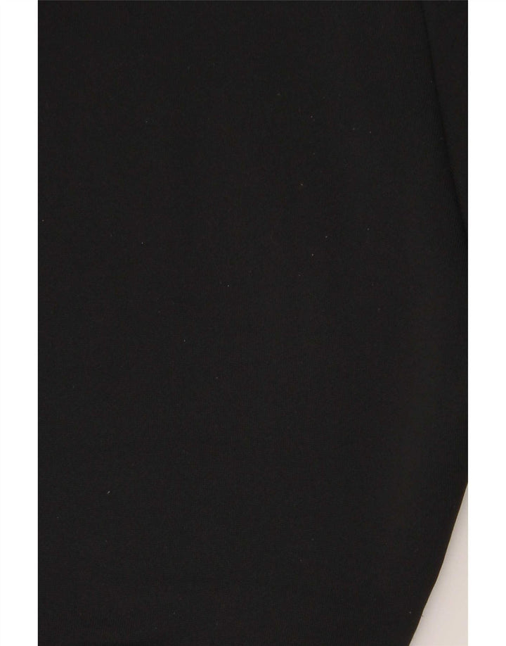 Calças de treino femininas Adidas UK 8 pequenas poliéster preto