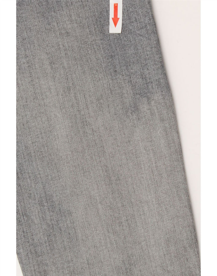 Zara Jeans Skinny Feminino UE 38 Pequeno W28 L28 Cinza