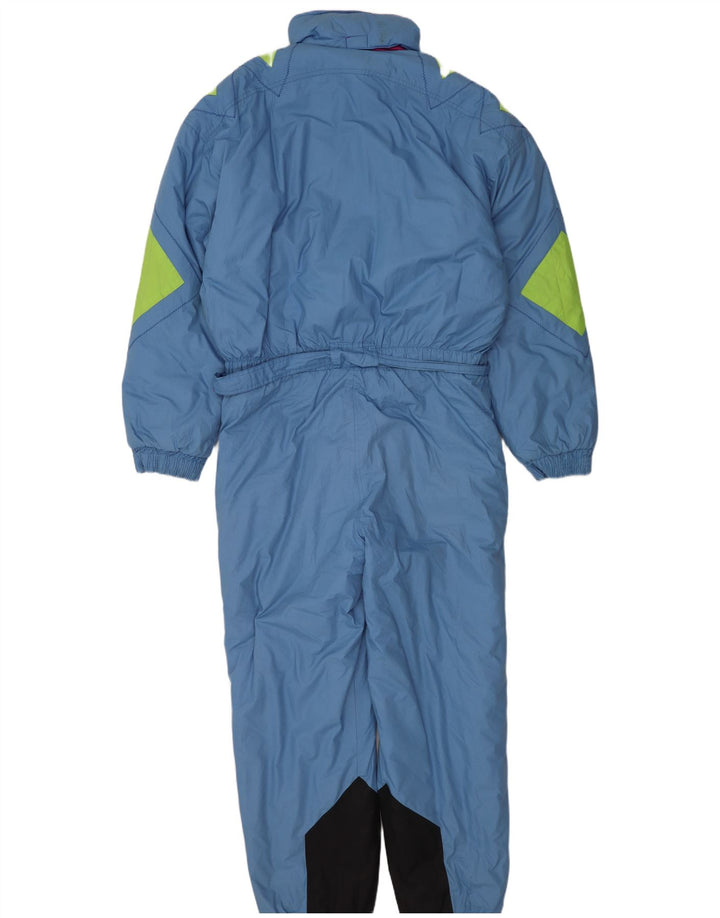Macacão masculino de esqui gráfico Diadora XL azul colorblock poliéster