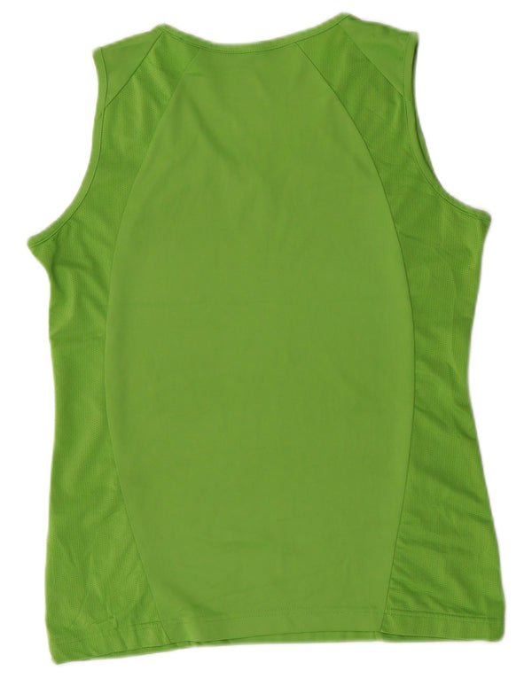Adidas Womens Vest Top UK 14 Médio Verde