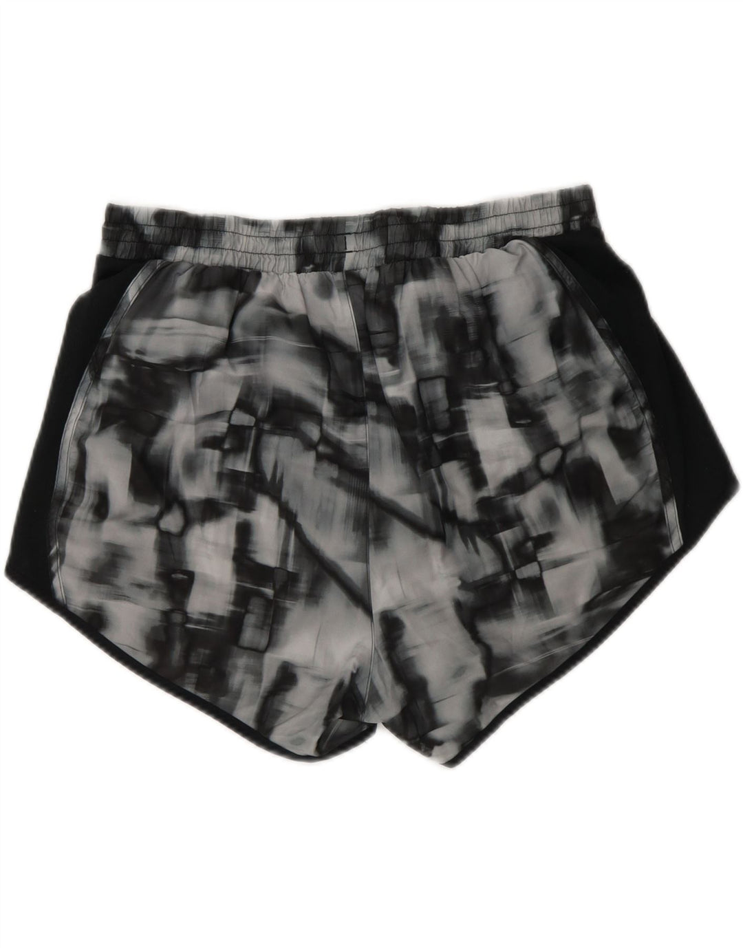 Shorts esportivos femininos UNDER ARMOUR UK 14 cinza médio tie-dye