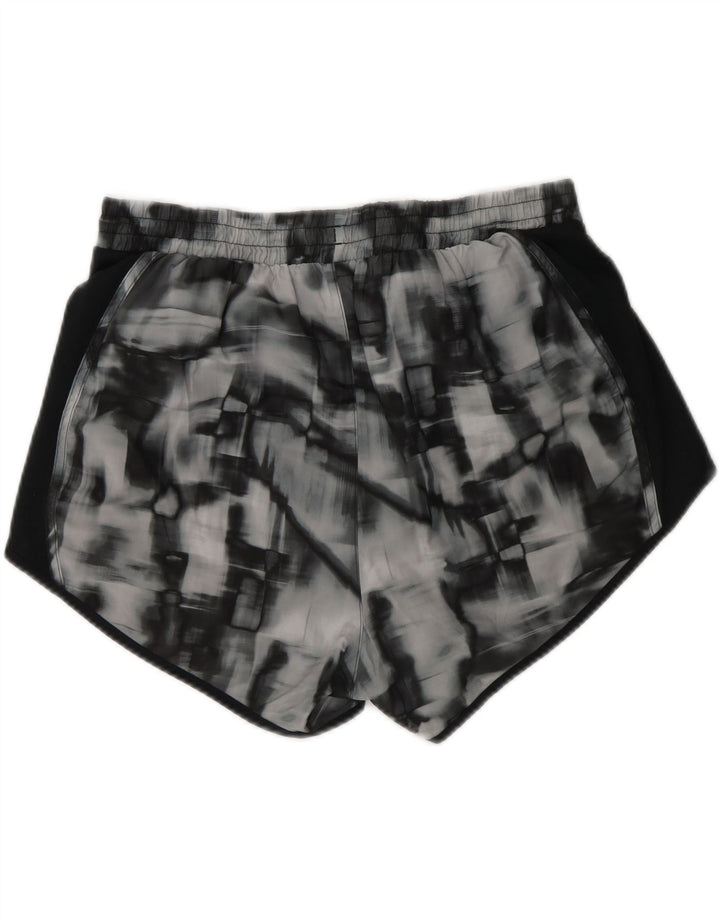 Shorts esportivos femininos UNDER ARMOUR UK 14 cinza médio tie-dye