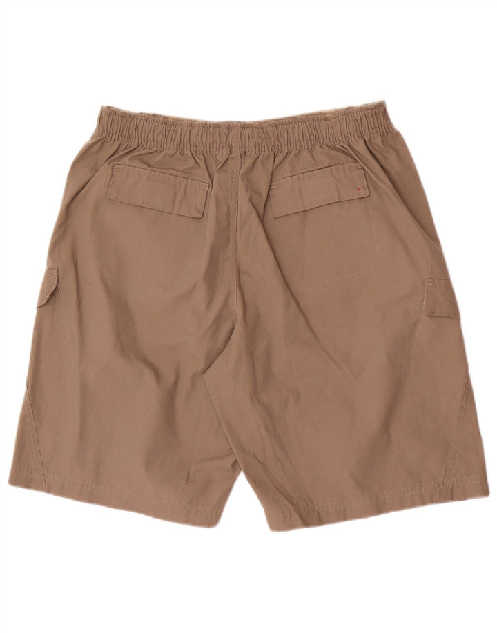 Fred Perry Meninos Cargo Shorts 15-16 Anos XL W30 Poliéster Marrom