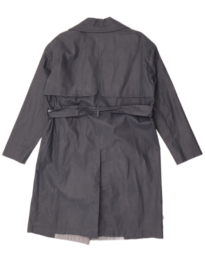 Hobbs Casaco feminino oversized UK 10 pequeno algodão preto