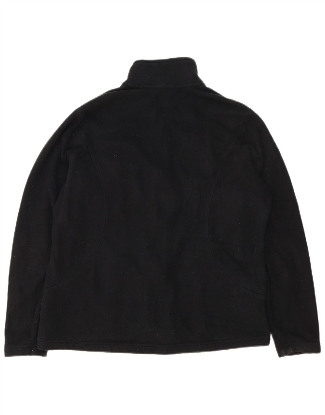 Jaqueta de lã feminina Marks & Spencer Reino Unido 16 grande poliéster preto