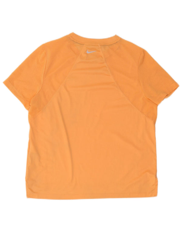 Camiseta Nike Masculina Dri Fit Top Grande Laranja Poliéster