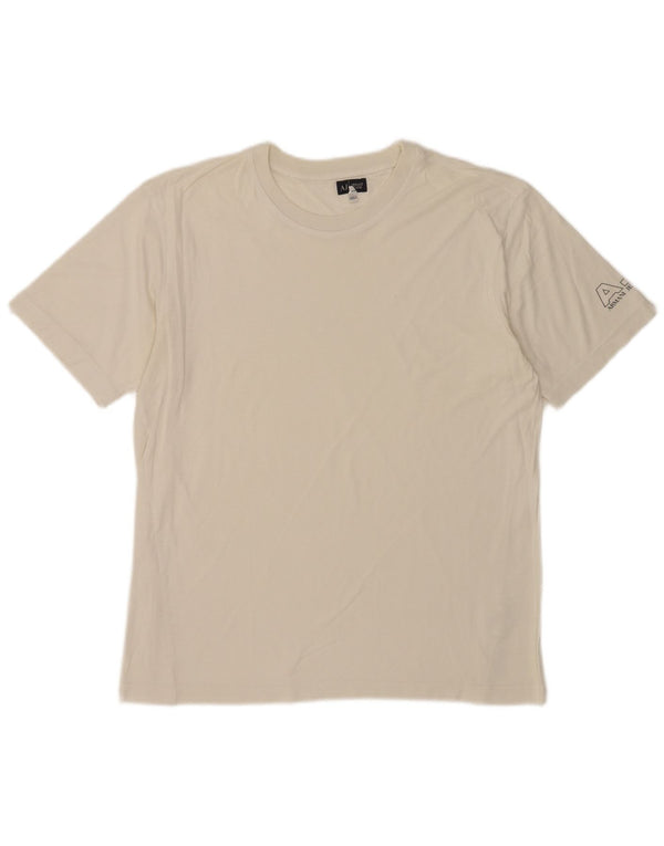 Camiseta masculina Armani Jeans grande branco