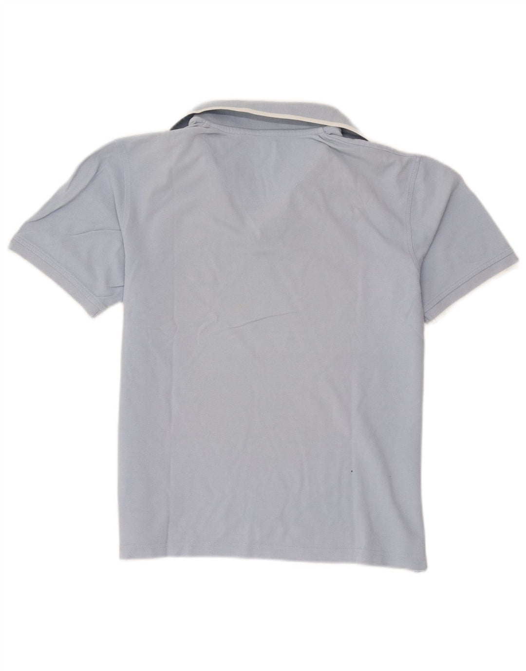 Camisa polo masculina Pierre Cardin pequena azul algodão