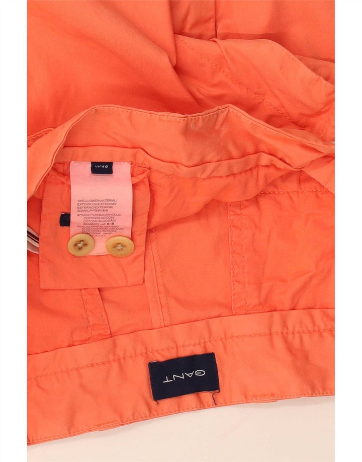 Gant Mens Chino Shorts W40 XL Laranja Algodão