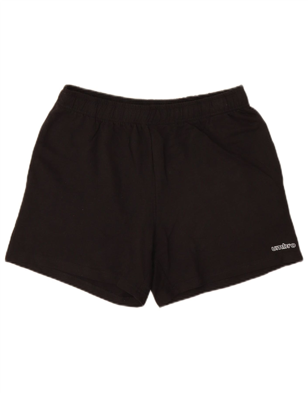 Umbro Womens Sport Shorts UK 12 Médio Algodão Preto