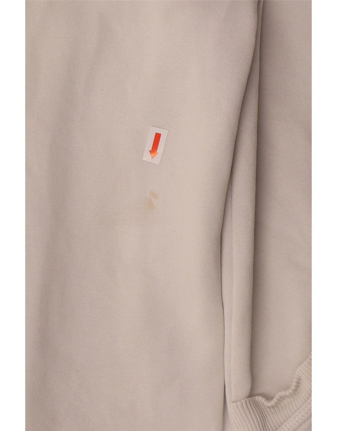 Suéter PUMA feminino com capuz e zíper UK 10 pequeno branco