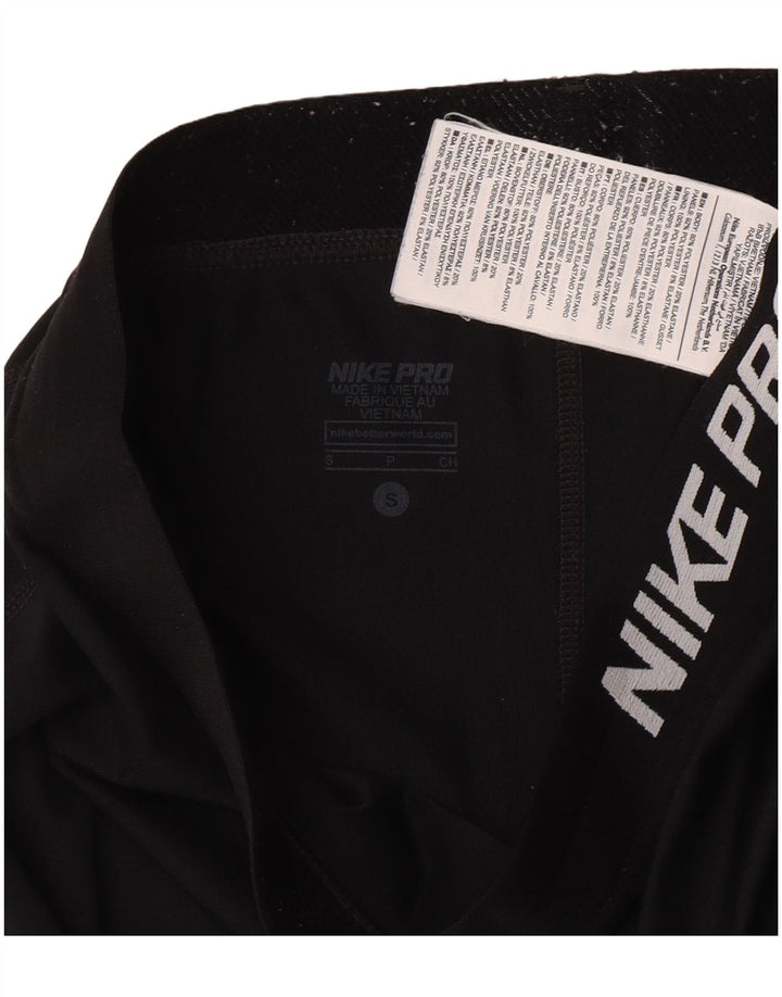 Leggings Nike Dri Fit Capri UK 10 Pequeno Poliéster Preto