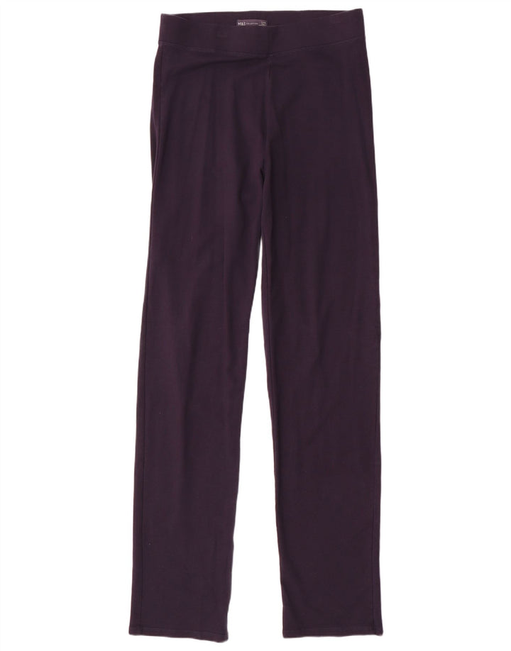 Leggings femininos MARKS & SPENCER UK 12 algodão azul marinho médio