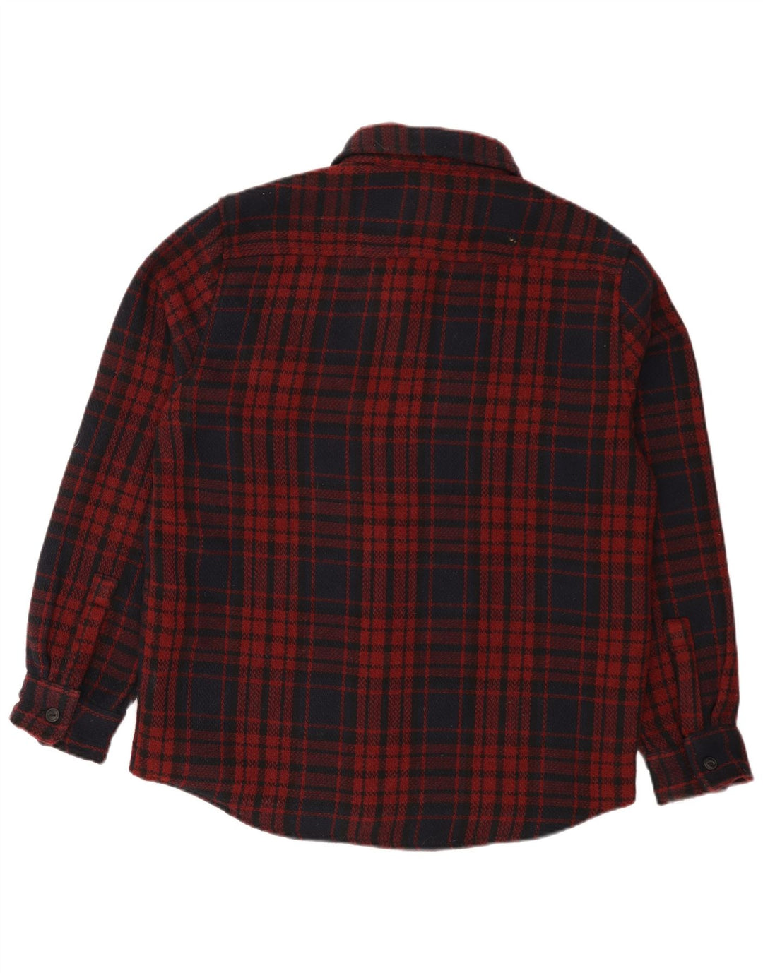Camisa masculina de flanela The Stronghold pequena xadrez vermelha