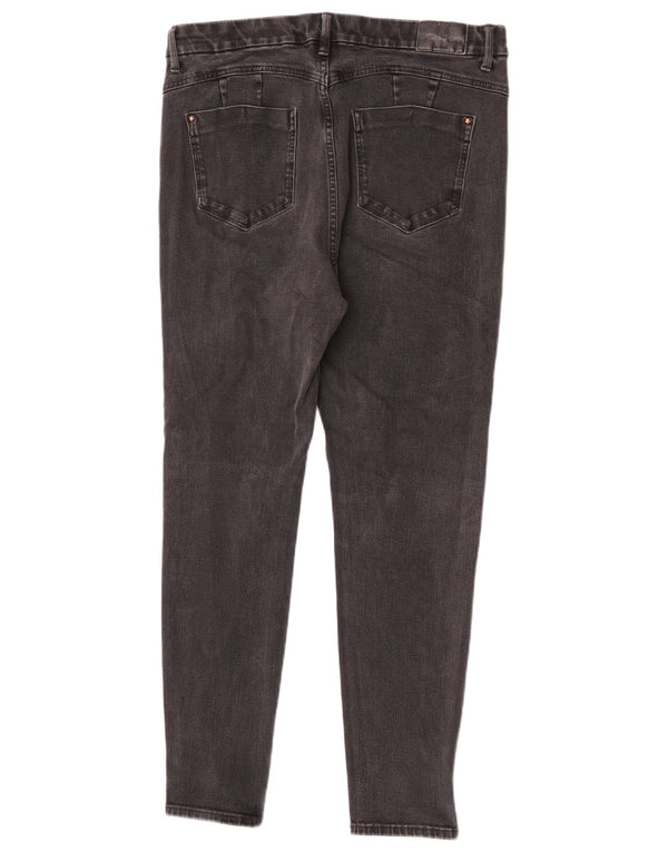 Marks & Spencer Feminino The Magic Skinny Jeans Reino Unido 16 Grande W34 L28 Preto