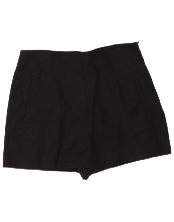 Calça feminina cintura alta Zara grande W30 algodão preto