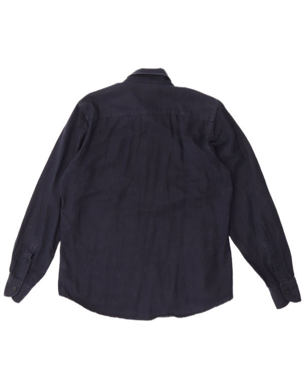 Camisa masculina North Sails médio azul marinho algodão