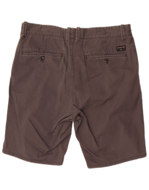 Quiksilver Mens Chino Shorts W32 Cinza Médio