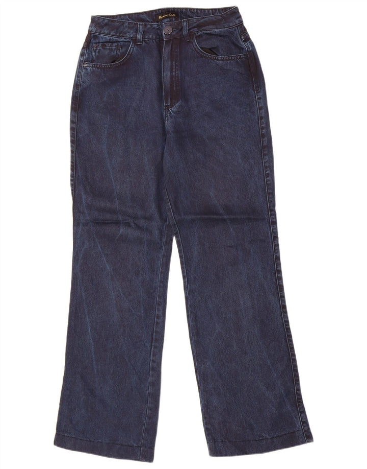 Calça Jeans Bootcut Feminina Massimo Dutti EU 36 XS W26 L29 Azul Marinho Lyocell