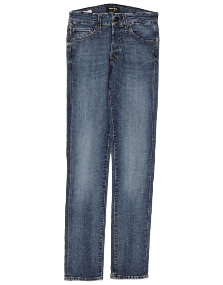 Jack & Jones Masculino GLENN Slim Jeans W28 L32 Azul Algodão