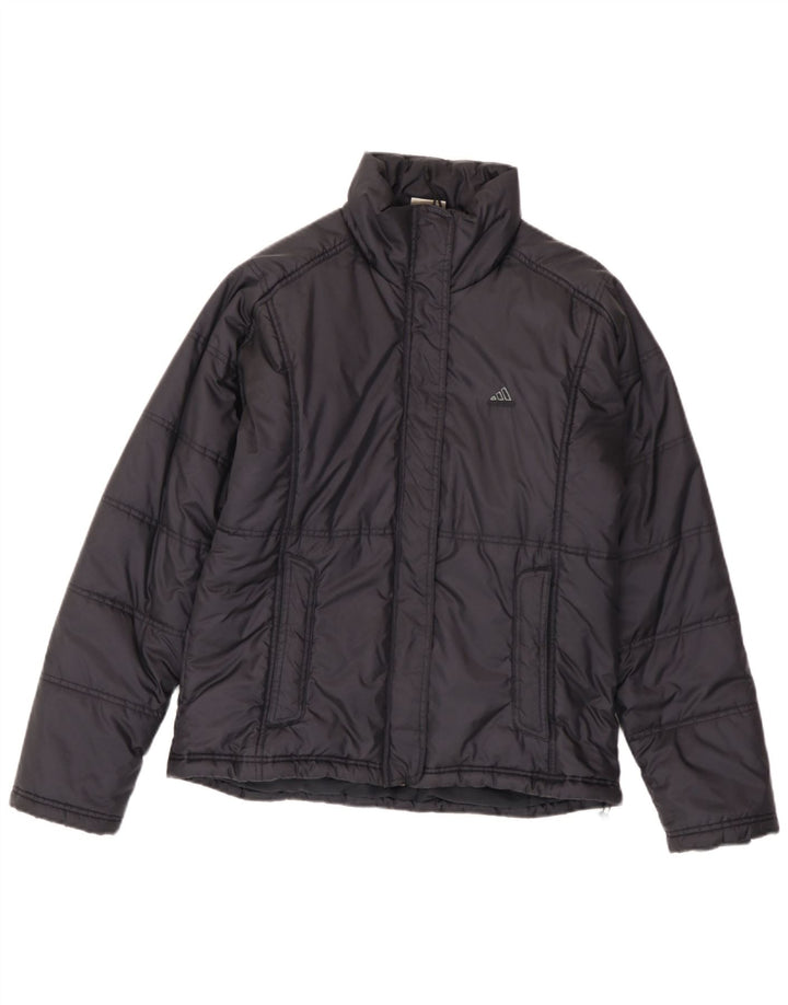Adidas Womens Padded Jacket UK 14 Large  Navy Blue Polyamide