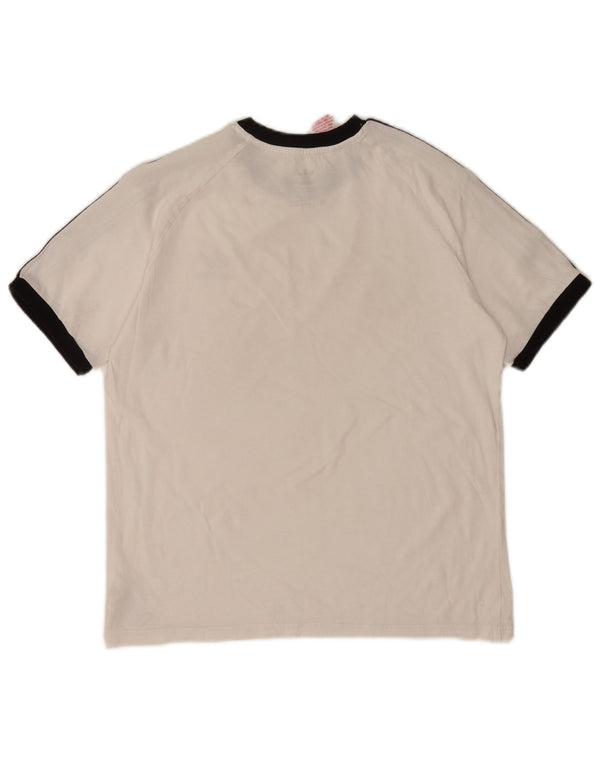 Camiseta Adidas Meninos 13-14 Anos Algodão Branco