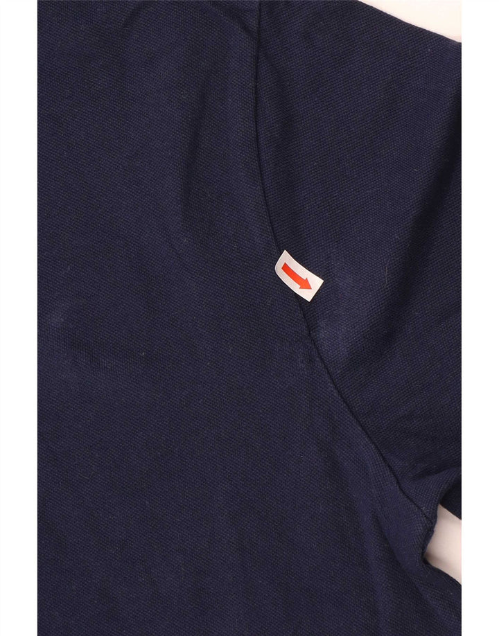 Camisa polo masculina Gap de algodão azul marinho médio