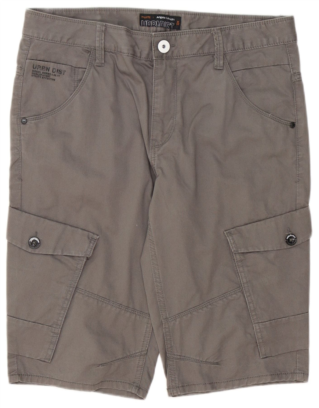 Angelo Litrico Mens Cargo Shorts W34 Grande Algodão Cinza