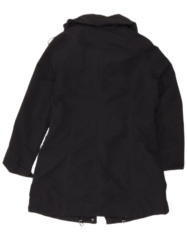 Casaco corta-vento feminino Marks & Spencer Autograph UK 12 médio preto