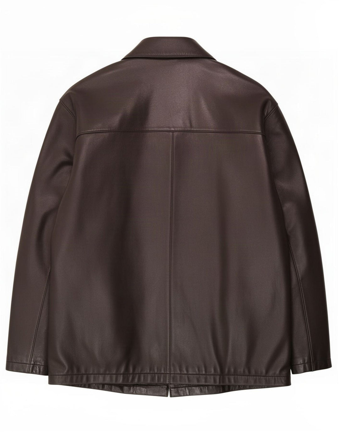 Jaqueta de couro masculina Barnardo UK 38 média preta