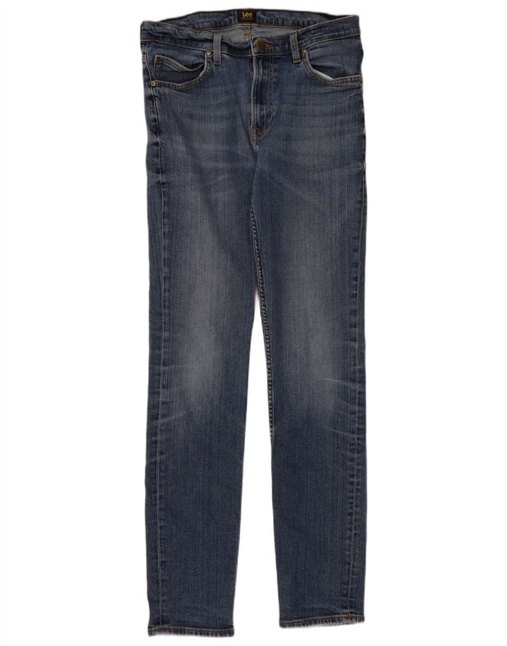 LEE Mens Rider Slim Jeans W34 L33 Azul