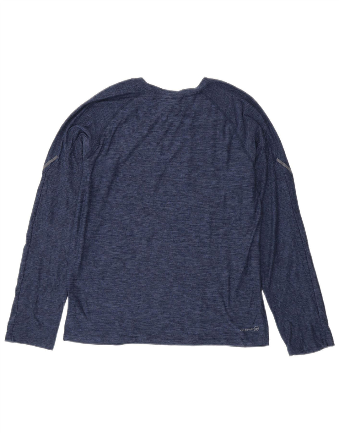 Russell Athletic Boys Top manga comprida 14-15 anos XL azul marinho manchado