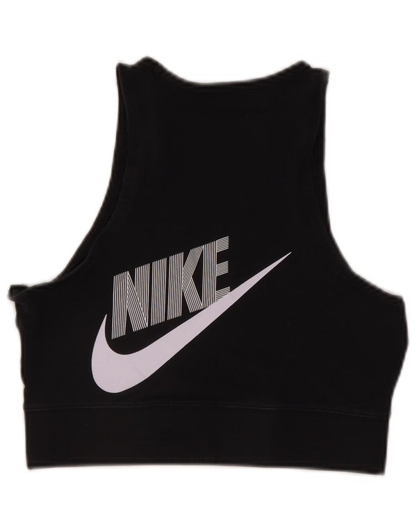 Sutiã feminino Nike UK 12 médio algodão preto