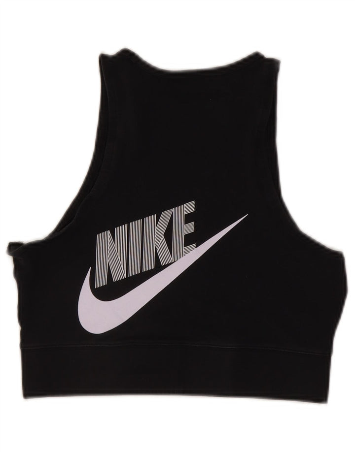 Sutiã feminino Nike UK 12 médio algodão preto