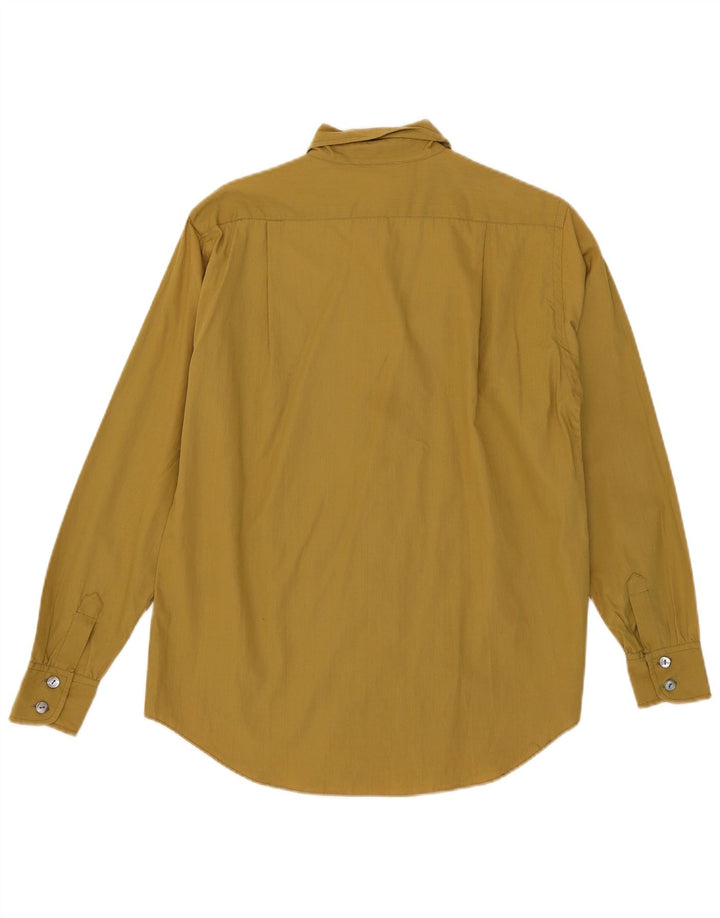 Camisa feminina vintage EU 42 grande algodão verde